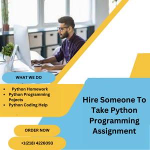 Hire Someone To Take Python Programming Assignment